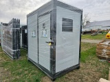 New All Metal Portable Restroom