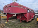 1995 Cherokee 2 axle Gooseneck Cattle Trailer (TITLE)