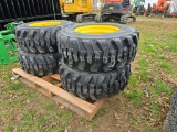 New 4-12-16.5 Forerunner Skidloader Tires & Rims