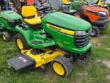John Deere X340 Riding Mower (Runs)(Dealer Trade In)
