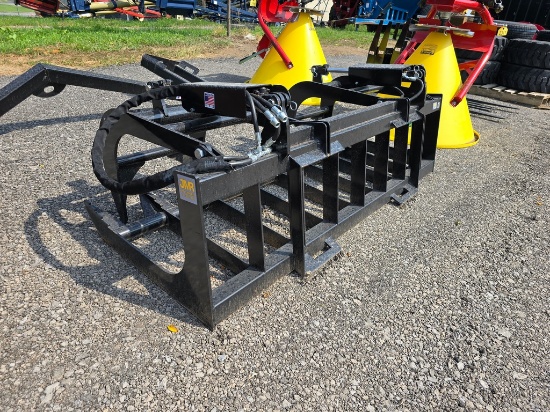 New JMR 78" Double Skidloader Grapple