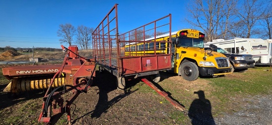 8x22 Metal Rack Hay Wagon