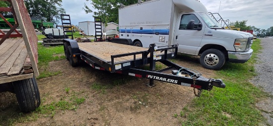 2022 PJ 2 Axle Fender Trailer (TITLE)