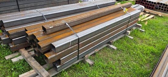 25-Pcs. 4"x3/8"x88" Metal Box Tubing