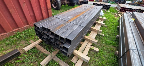 32-Pcs. 4"x1/4"x94" Metal Box Tubing