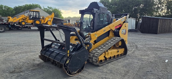 2022 Cat 299D3 XE Skidloader W/Mulcher (RIDE AND DRIVE)