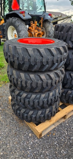New 4-10-16.5 Forerunner Skidloader Tires & Rims