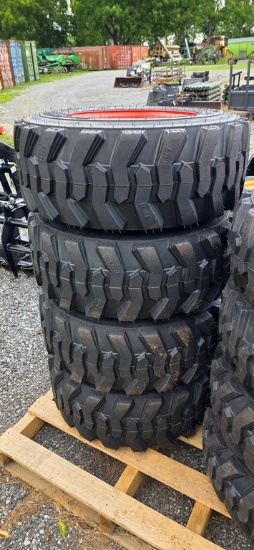New 4-12-16.5 Forerunner Skidloader Tires & Rims