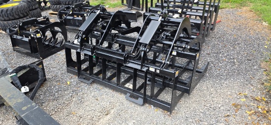 New JMR 72" Skidloader Root Grapple