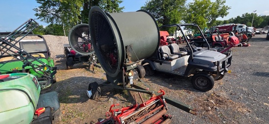 Turf Breeze Pull Metal Fan