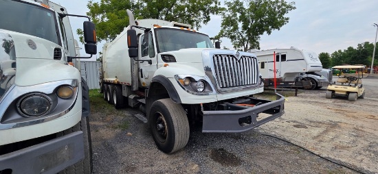 2009 International 7600 SBA 6x4 Garbage Truck (RUNS)(TITLE)