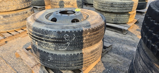 2-11R22.5 Truck Tires & Rims