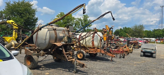 Blue 400 Gallon Pull Sprayer