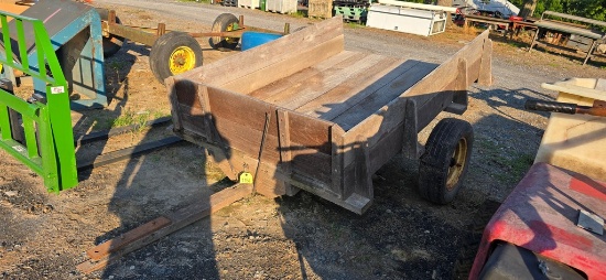 1 Axle Wooden Trailer