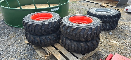 New 4-10-16.5 Forerunner Skidloader Tires & Rims