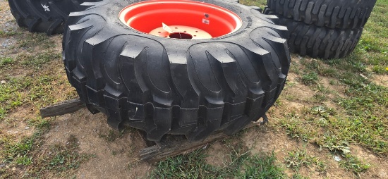 1-Titan 17.5-24 Tractor Tire & Rim