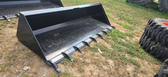 New Swict 84" Skidloader Tooth Bucket