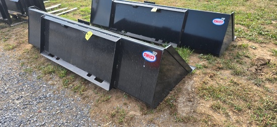 New Swict 78" Skidloader Bucket