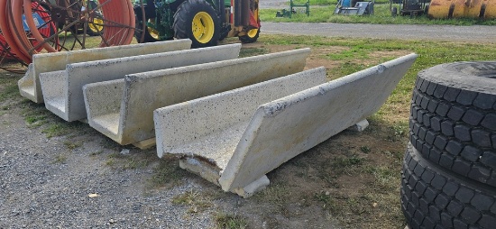 4-Concrete J Bunk Feeders