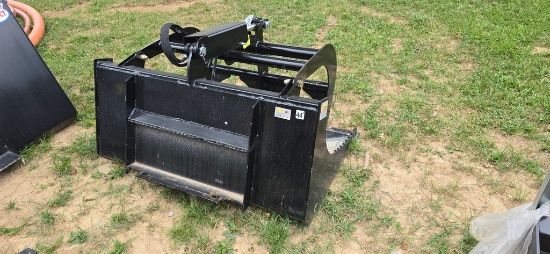 New JMR 44" Mini Skidloader Flat Bottom Grapple