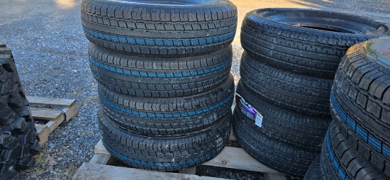 New 4-235/85R16 Roadguider Trailer Tires