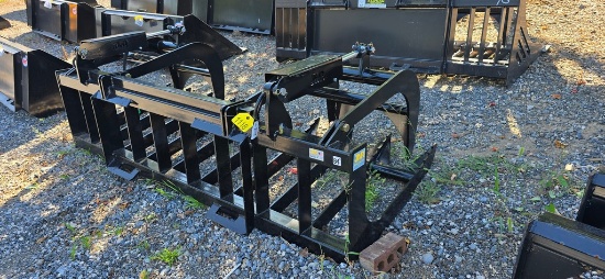 New JMR 84" Skidloader Brush Grapple