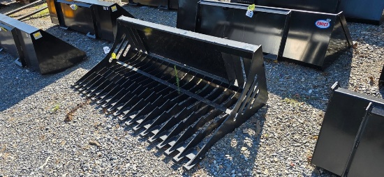 New Wildkat 72" Skidloader Rock Bucket
