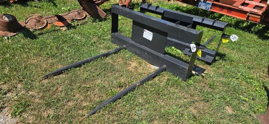 New JCT Skidloader Double Bale Spear
