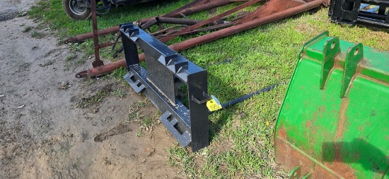 New JCT Skidloader Double Bale Spear