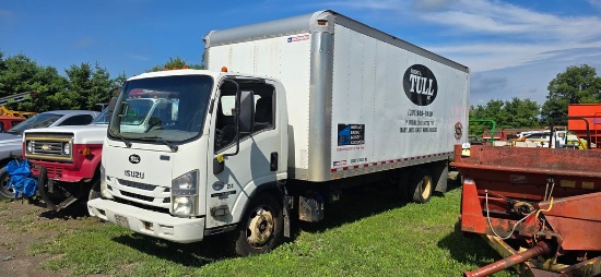 2015 Isuzu NQR Box Truck (Runs)(Title)