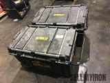 (2) Dewalt 99X59X62 cm Mobile Storage Boxes