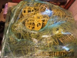Pallet of commercial plastic cage string lights