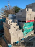 (3) Pallets of Concrete Block