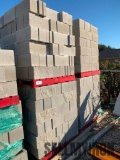 (4) Pallets of Rough Face Concrete Block