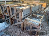 (5) Crates 12ft Corrugated Steel Panel