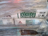 Pallet of Scratch & Brown Fibered Stucco Cement