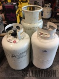 (3) Propane Gas Tanks