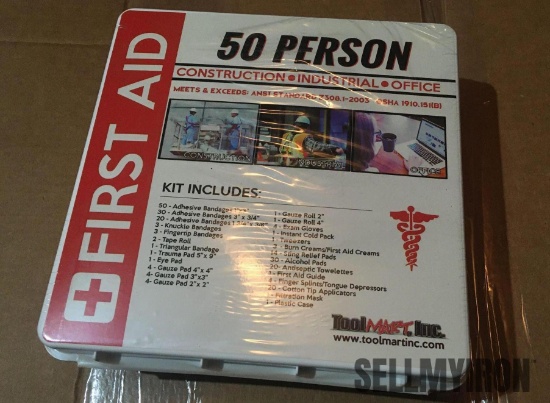 Unused 50 Person First Aid Kit