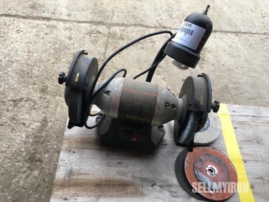 Delta Variable Speed Bench Grinder with Light