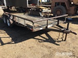 1999 16ft T/A Flatbed Trailer