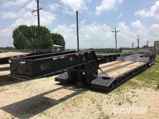 1996 Witzco Challenger 50 Ton Tri/A RGN Lowboy Trailer [YARD 1]