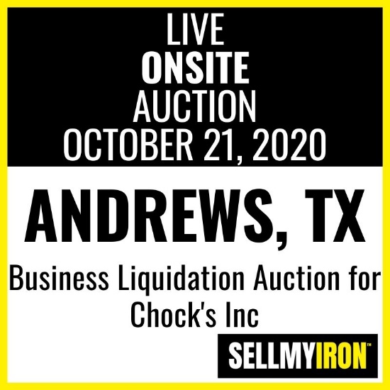 Business Liquidation Auction for Chock's Inc