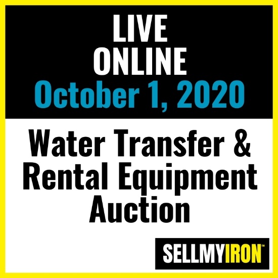 Water Transfer & Rental Equipment Auction