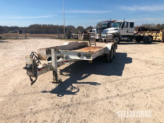 2010 Butler 17ft T/A Equipment Trailer