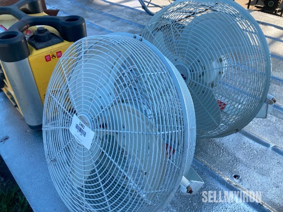 (2) Outdoor Electric Fans