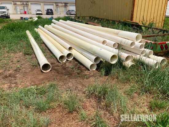 Qty of 8in & 6in PVC Pipe [Yard 1]
