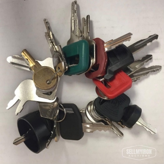 Unused Set of 24 Equipment Master Keys [YARD 1]