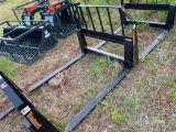 Unused Tomahawk 48in Skidsteer Fork Attachment