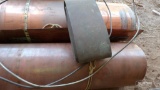 Rolls of Copper Sheeting & Antique Pots & Jug