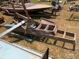 Qty Wood Ladders & Bedframe